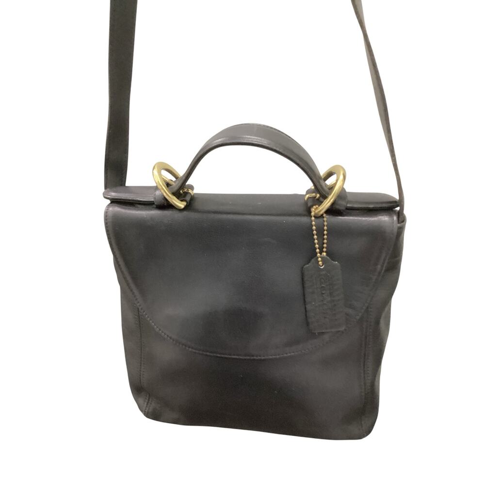 Vintage Coach Purse Women’s 1 Size A7H-4158 Legacy Soho Leather Crossbody Black